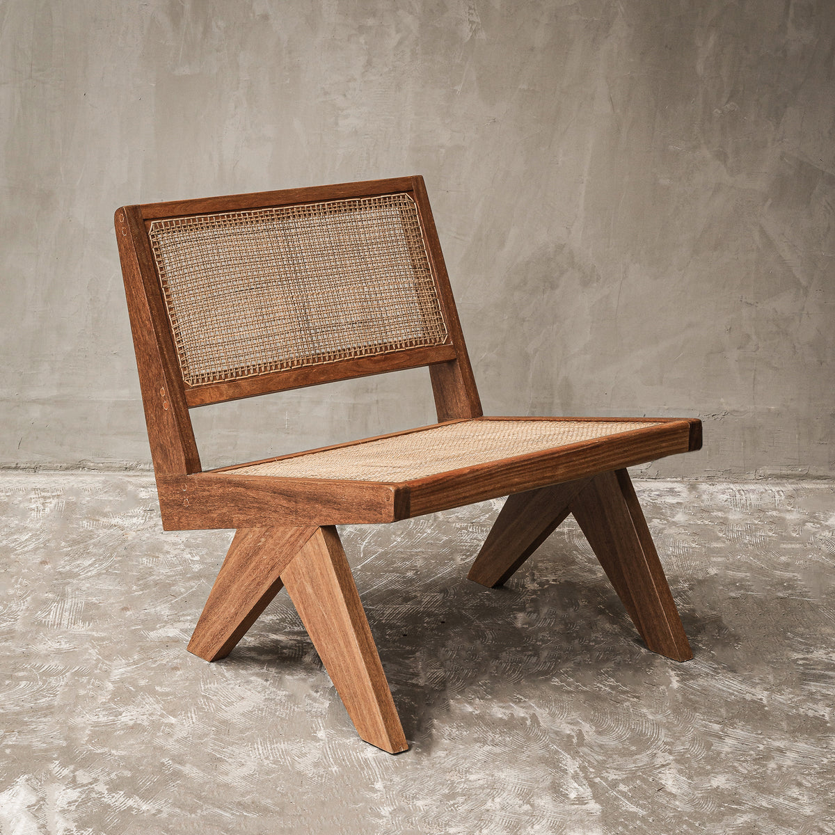 Armless store easy chair